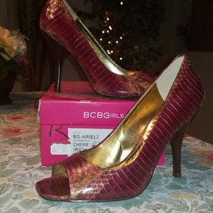 BCBGirls Peptoe Heels